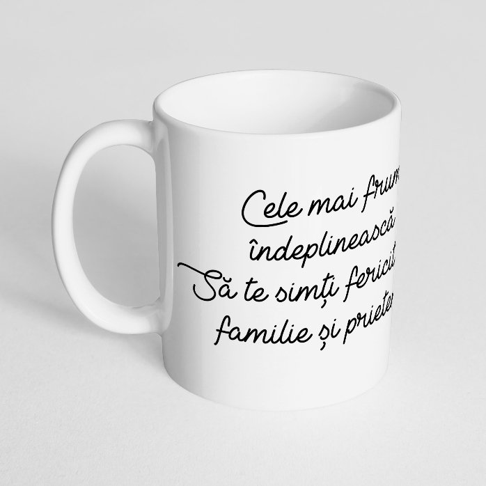 Taza personalizada con texto