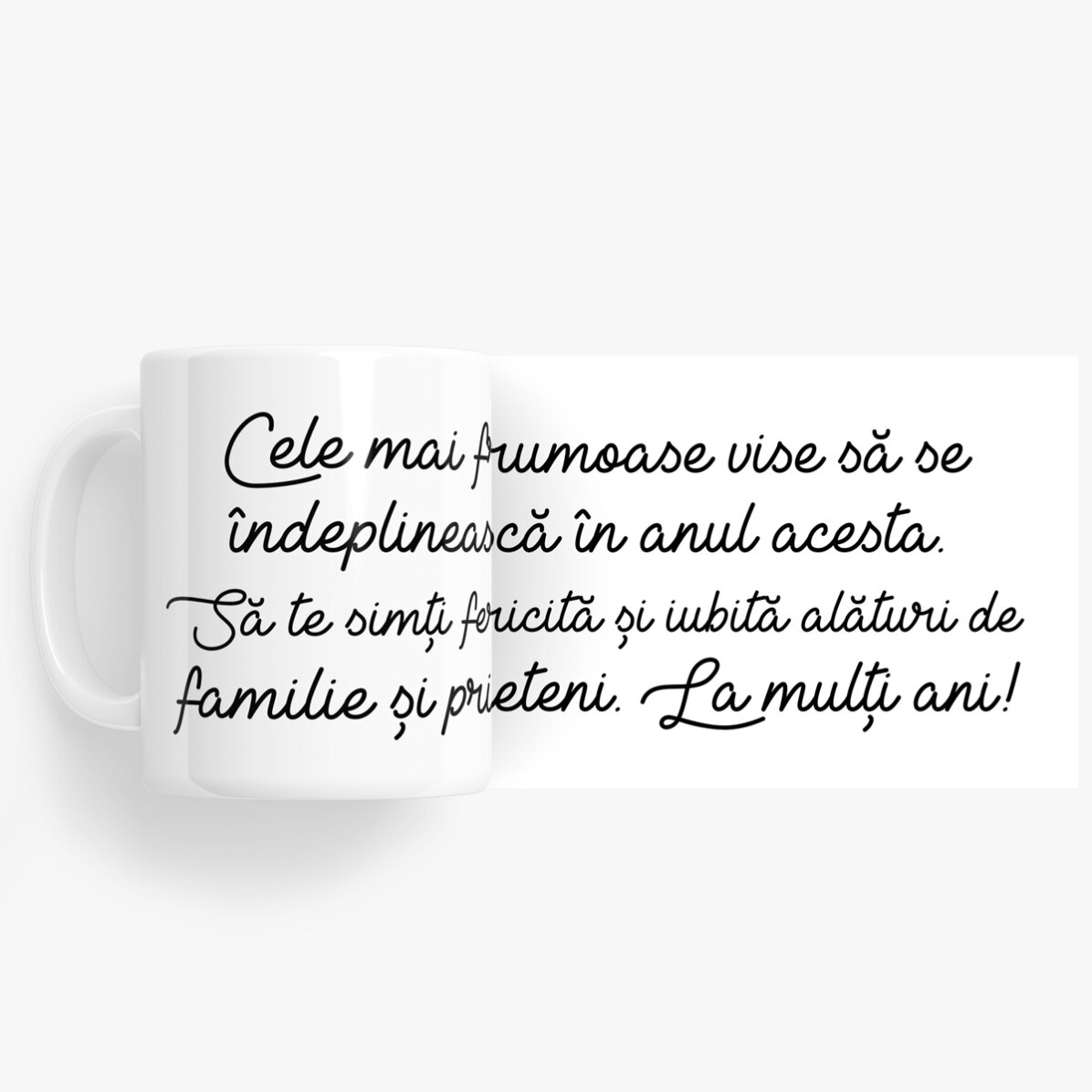 Taza personalizada con texto