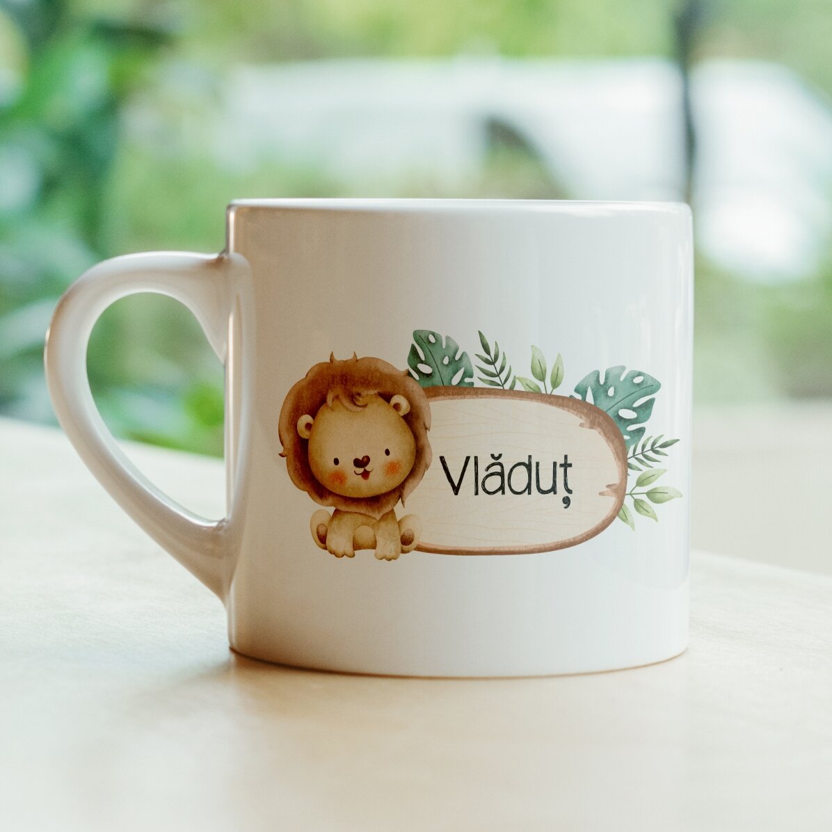 Vaso personalizado para niños con nombre - Animalitos