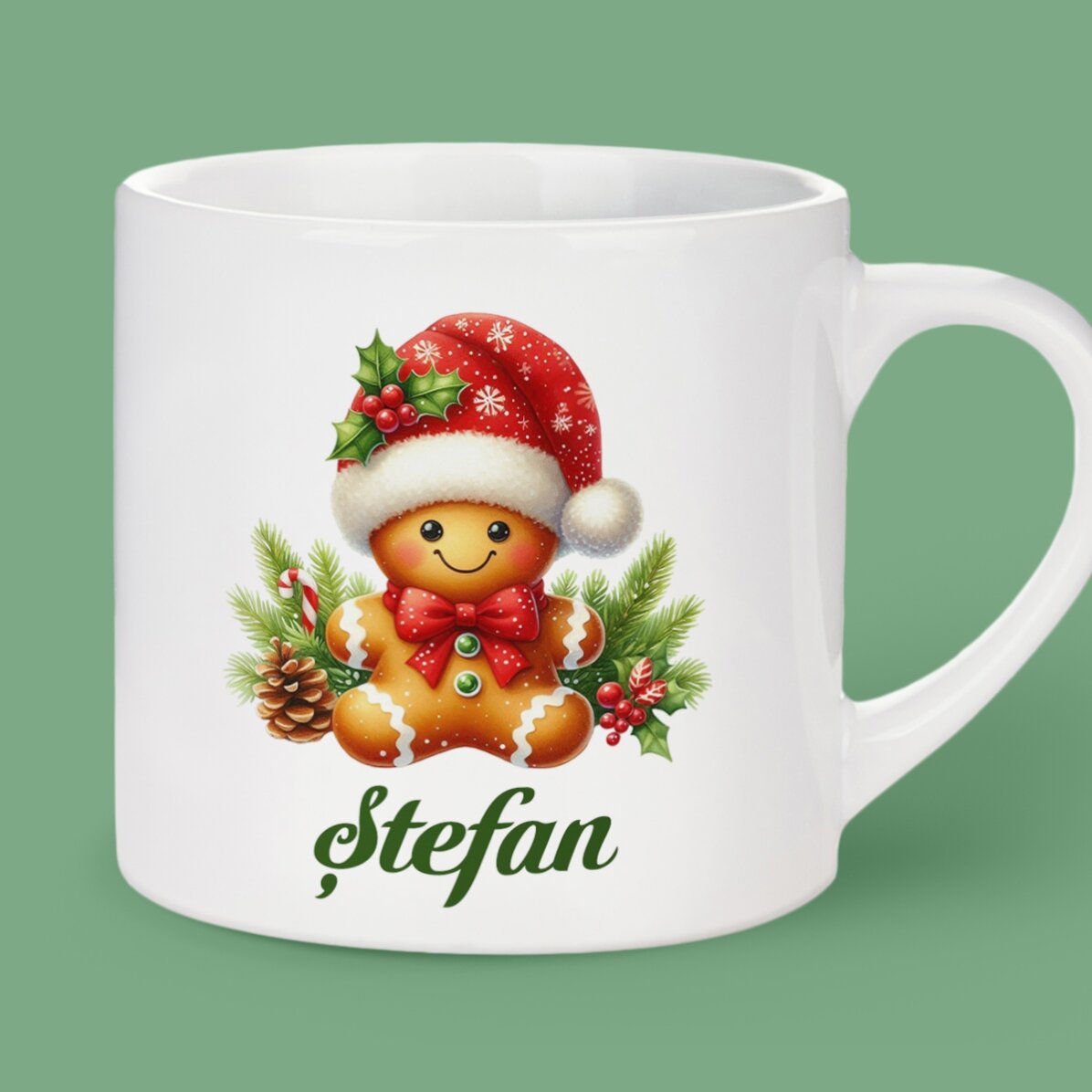 Vaso personalizado para niños con nombre - Turta dulce