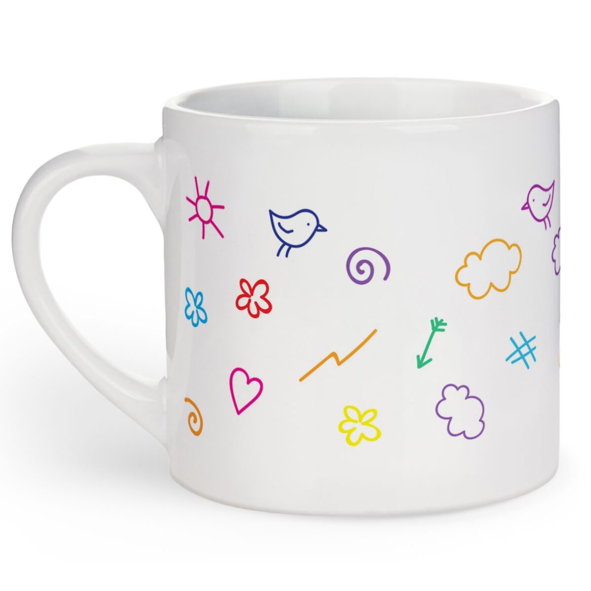 Taza personalizada para niños con texto - Niña