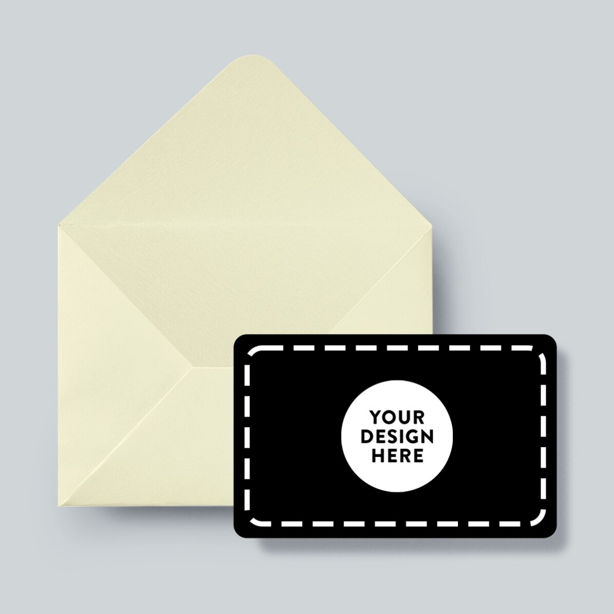 Tarjeta de aluminio personalizada por ambas caras con tu diseño en formato horizontal