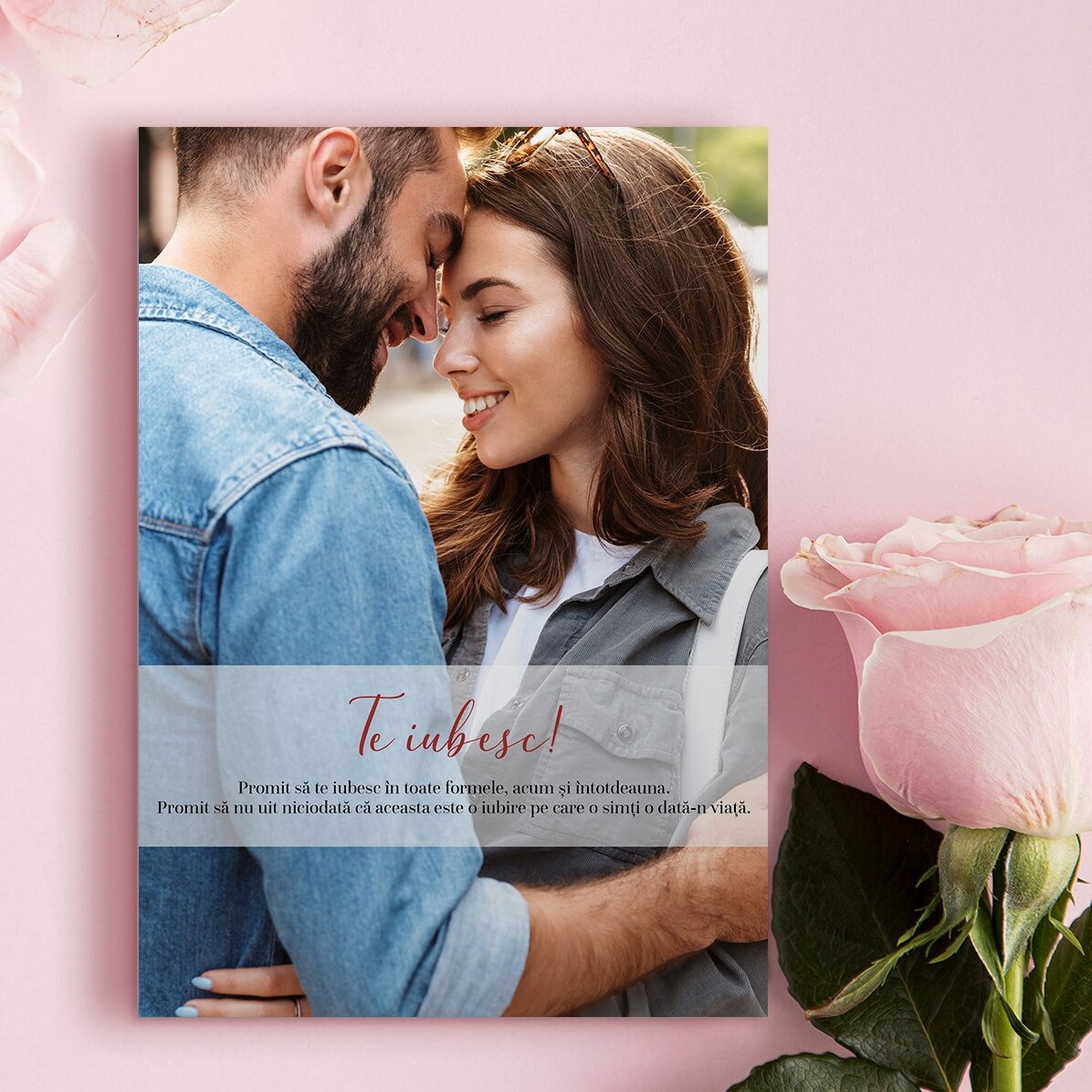 Tarjeta personalizada para parejas: ¡Te quiero!