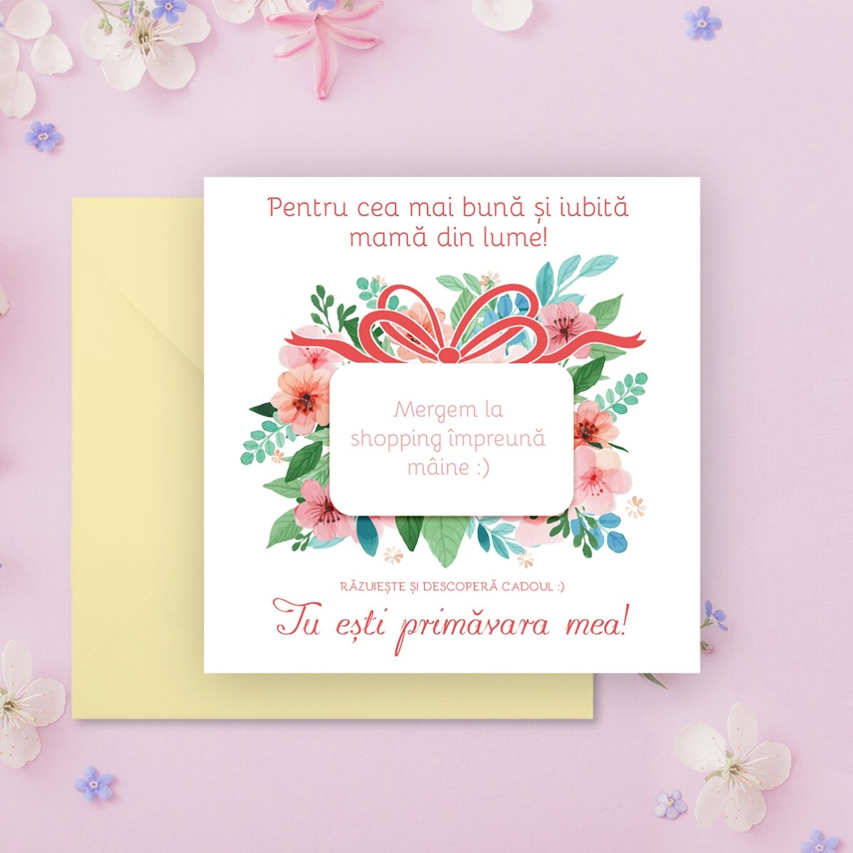 Tarjeta rasca y gana personalizada con mensaje - Regalo