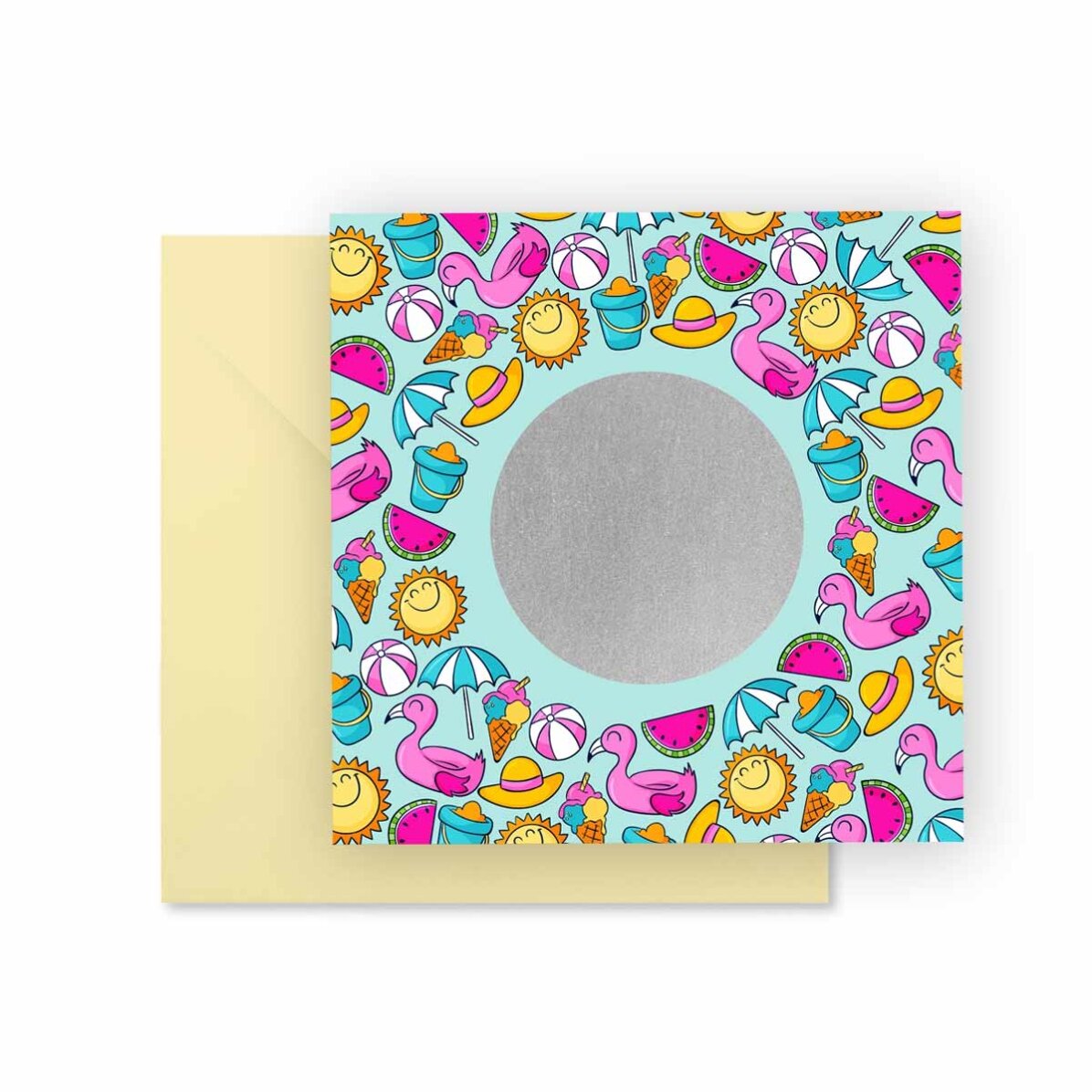 Personalised scratch card with text - Holiday
