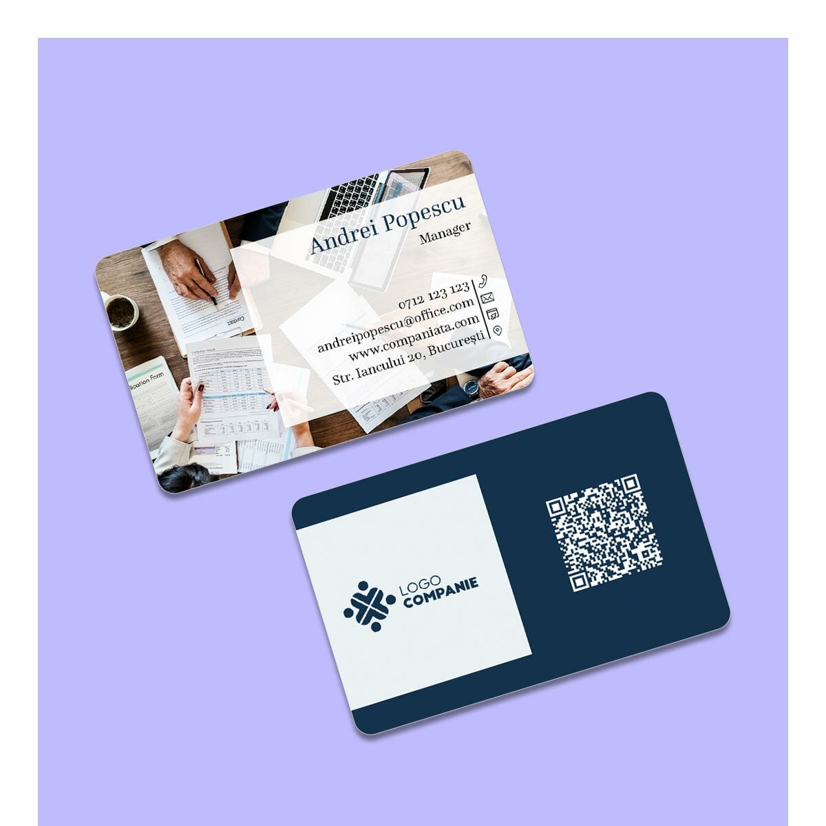 Tarjetas de visita personalizadas