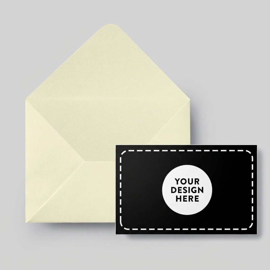 Tarjetas de visita personalizadas a doble cara, en papel, con código QR y tu diseño