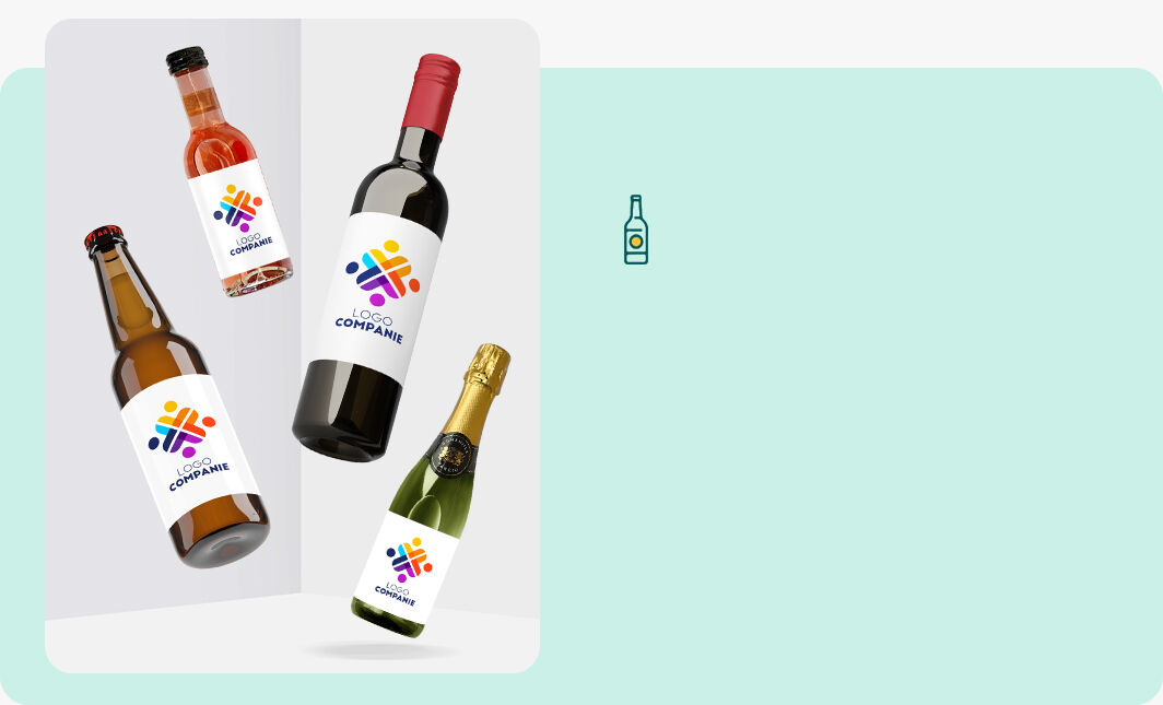Bebidas personalizadas para empresas