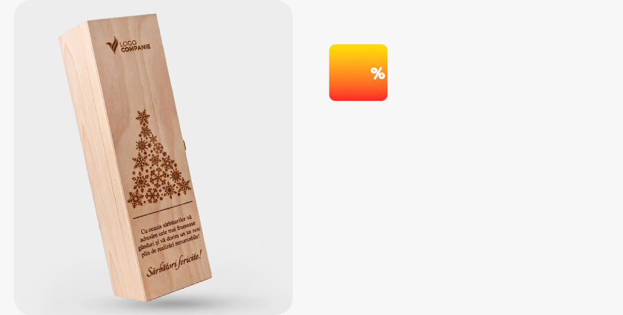 Cajas de vino personalizadas para empresas en Navidad