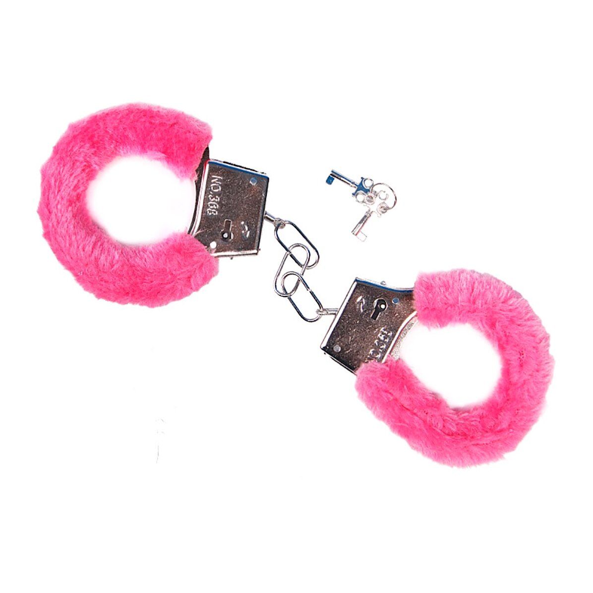 Esposas metálicas con peluche