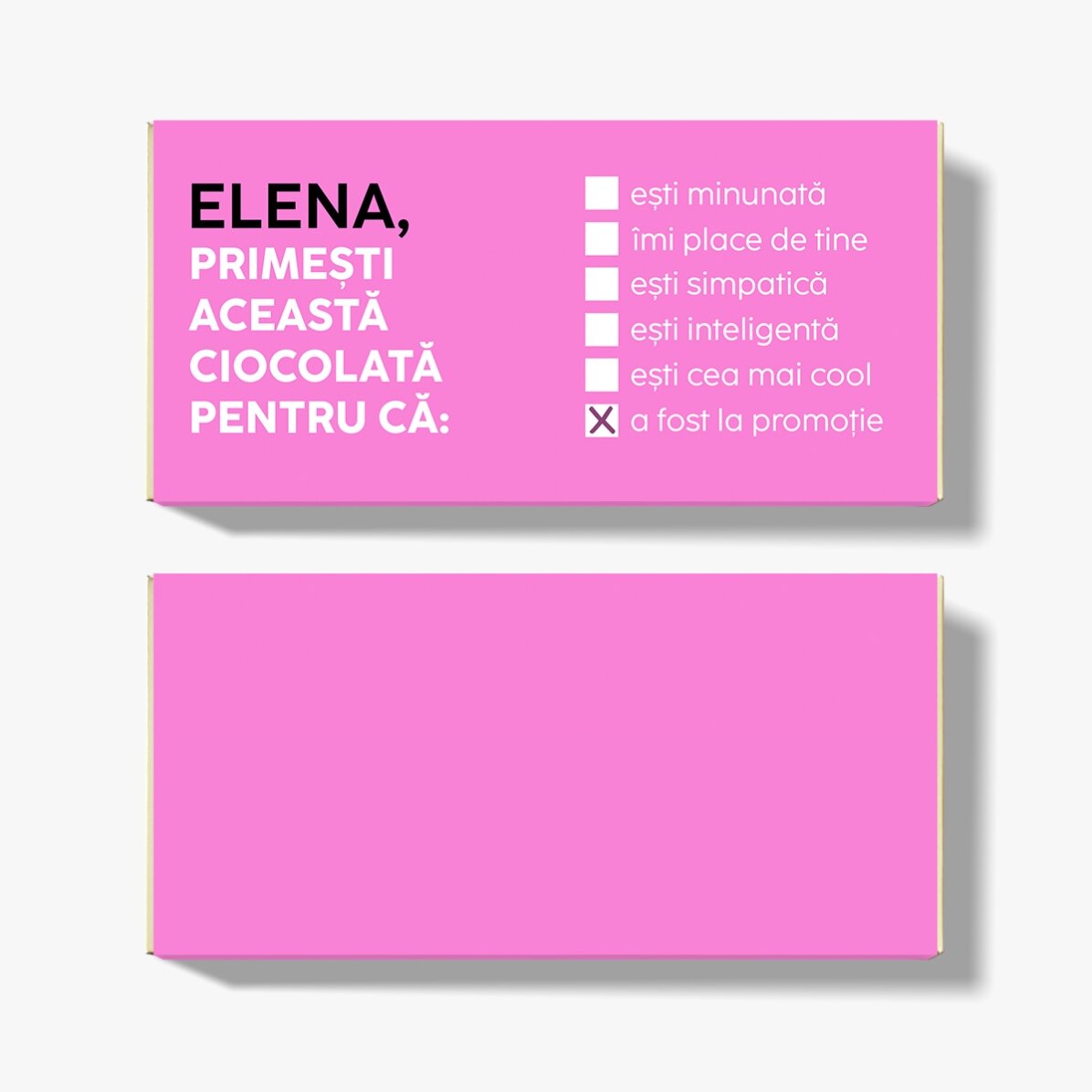 Chocolate personalizado con mensaje - Porque