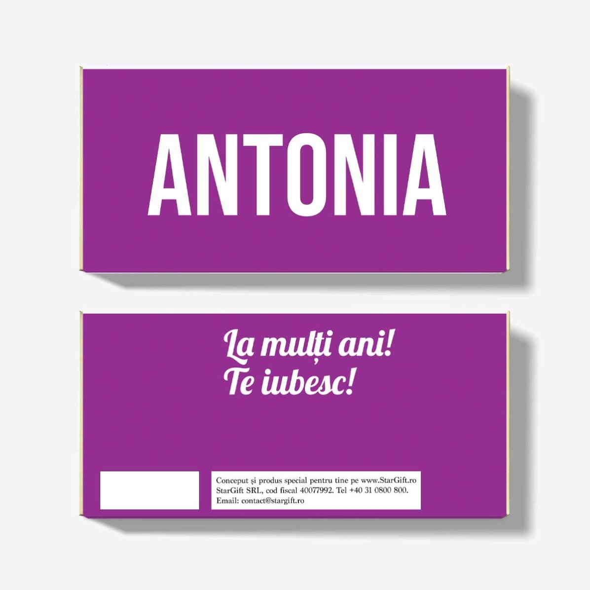 Chocolate personalizado con nombre