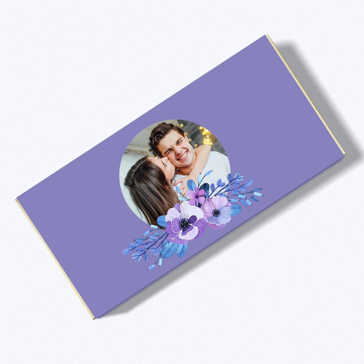 Chocolate personalizado con una foto - Flowers