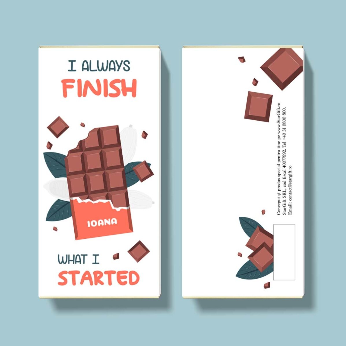 Chocolate personalizado con texto - Always