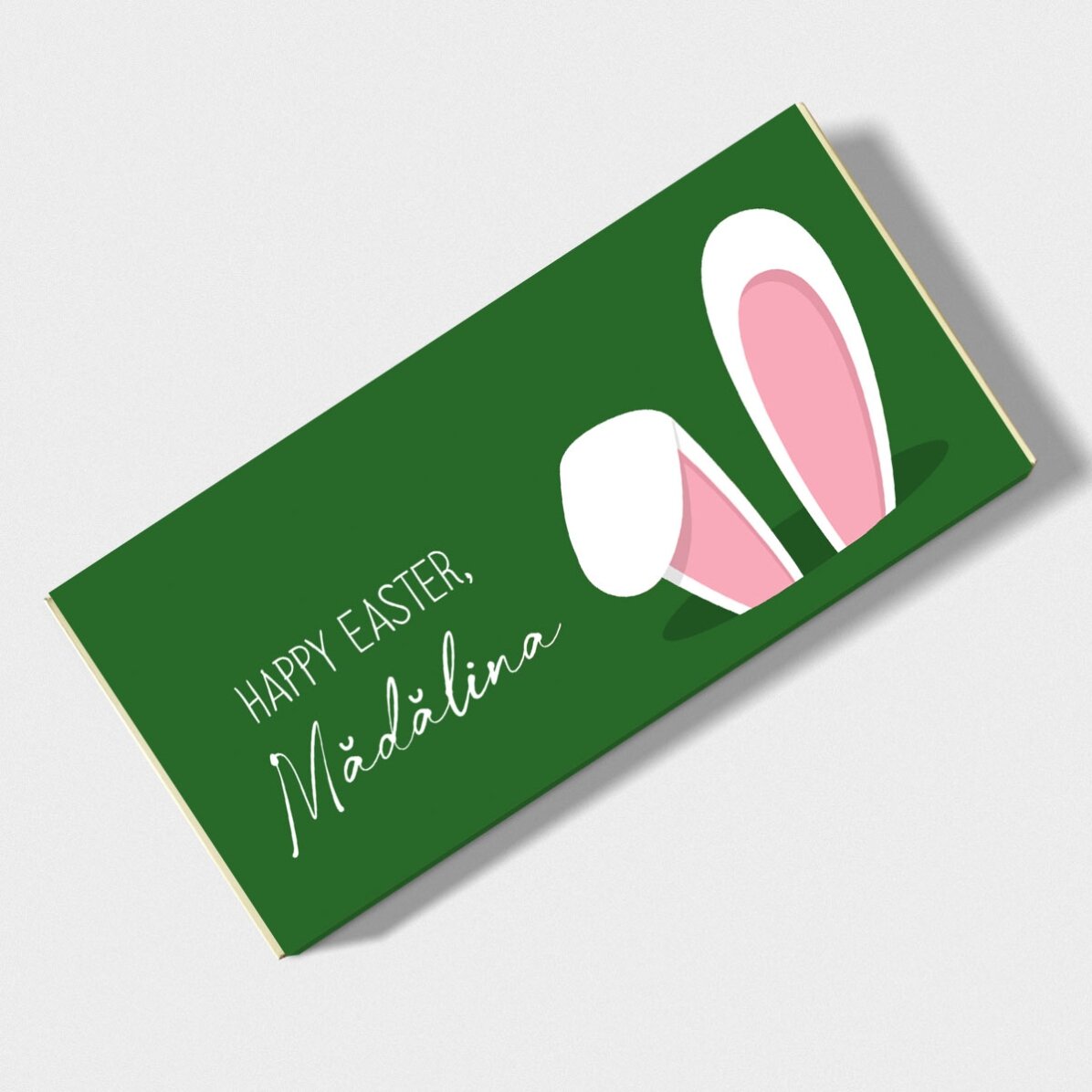 Chocolate personalizado con texto - Bunny