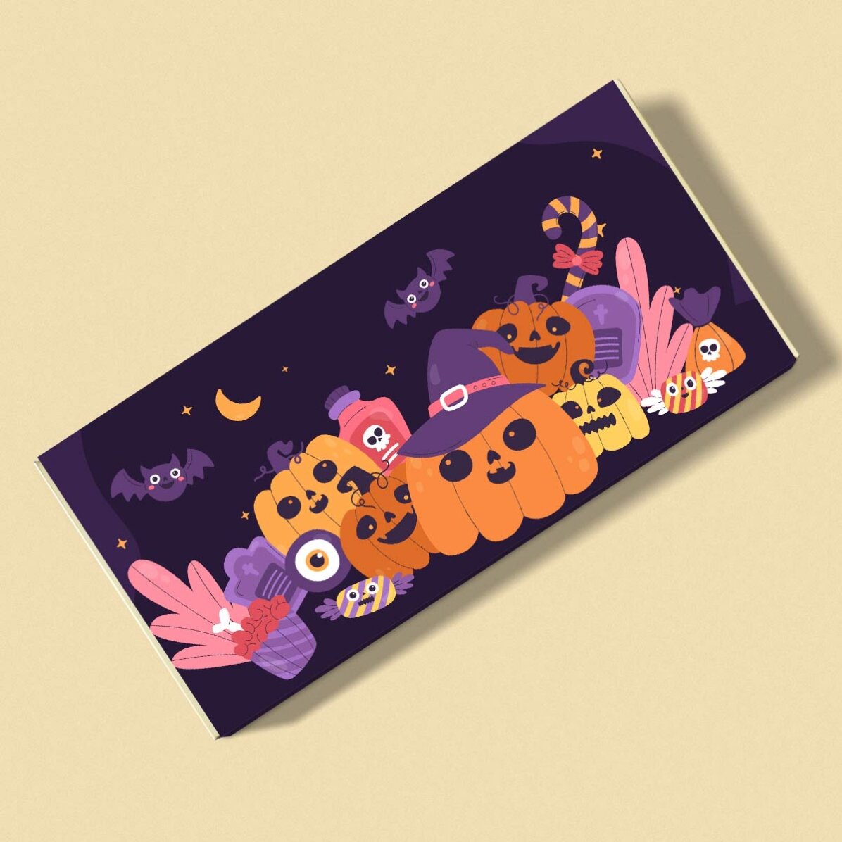 Chocolate personalizado con texto - Pumpkin