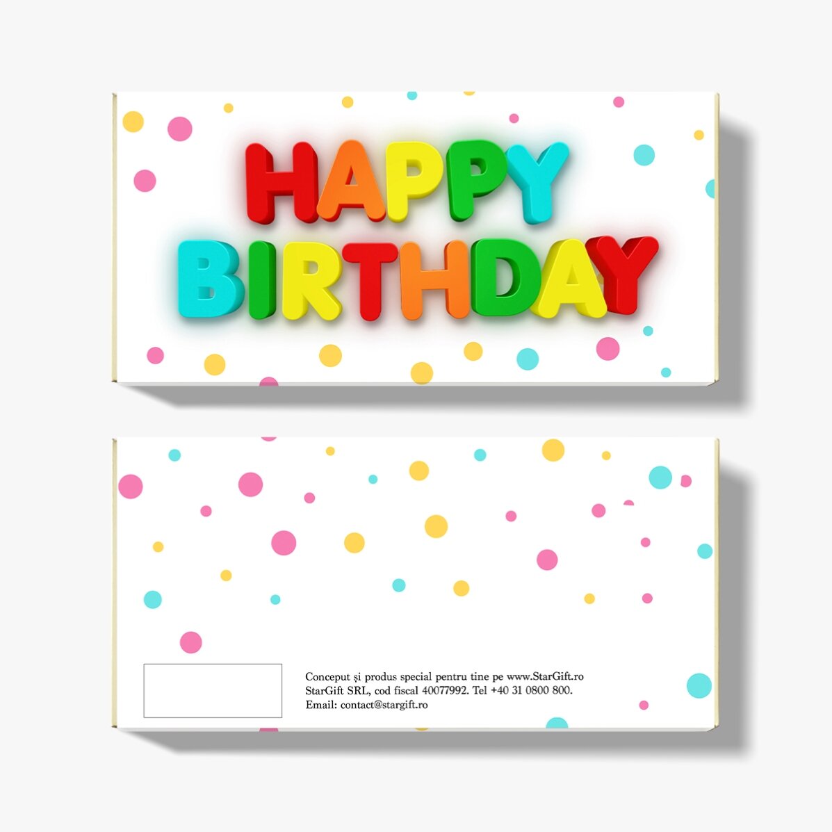 Chocolate personalizado: ¡Feliz cumpleaños!