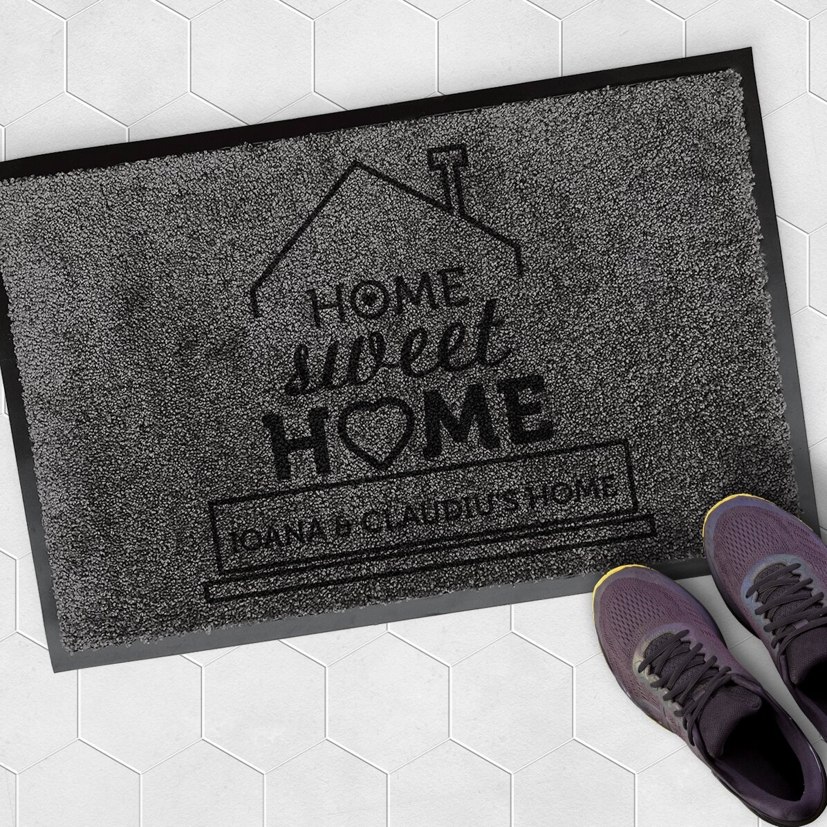 Felpa de entrada para interior personalizada - Home Sweet Home