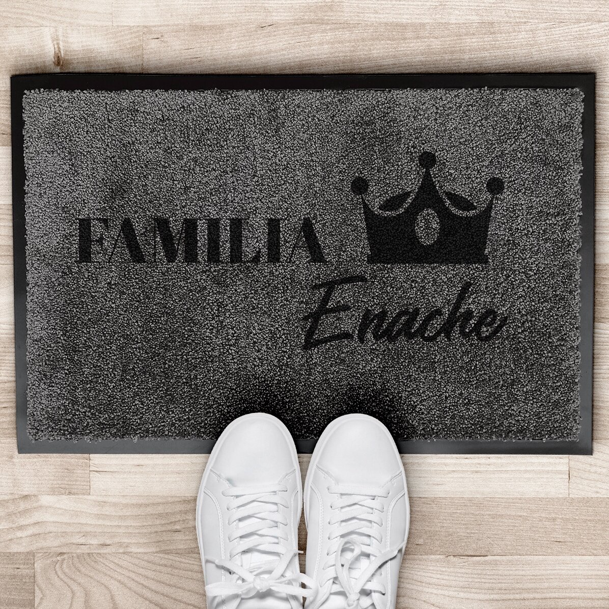 Alfombra de entrada para interior personalizada - Familia real