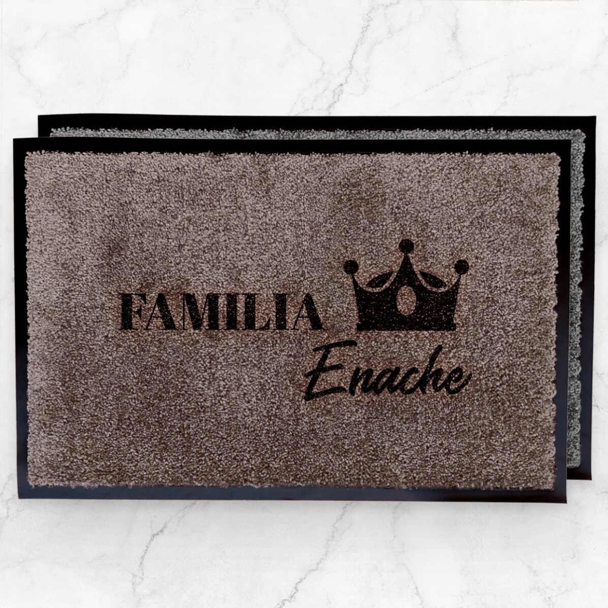 Alfombra de entrada para interior personalizada - Familia real