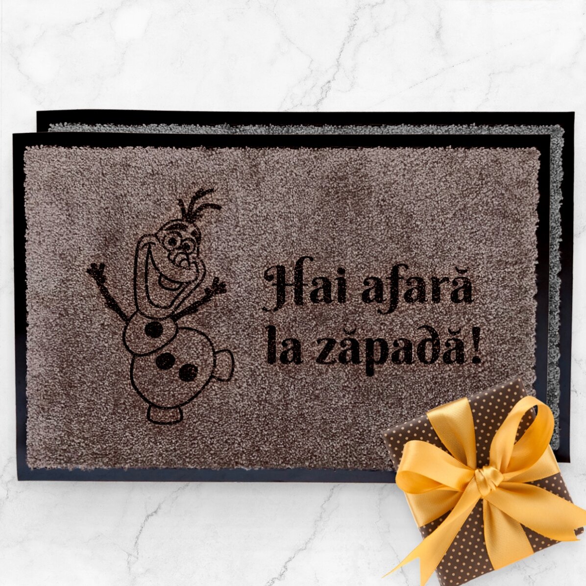 Customised indoor entrance mat - Olaf