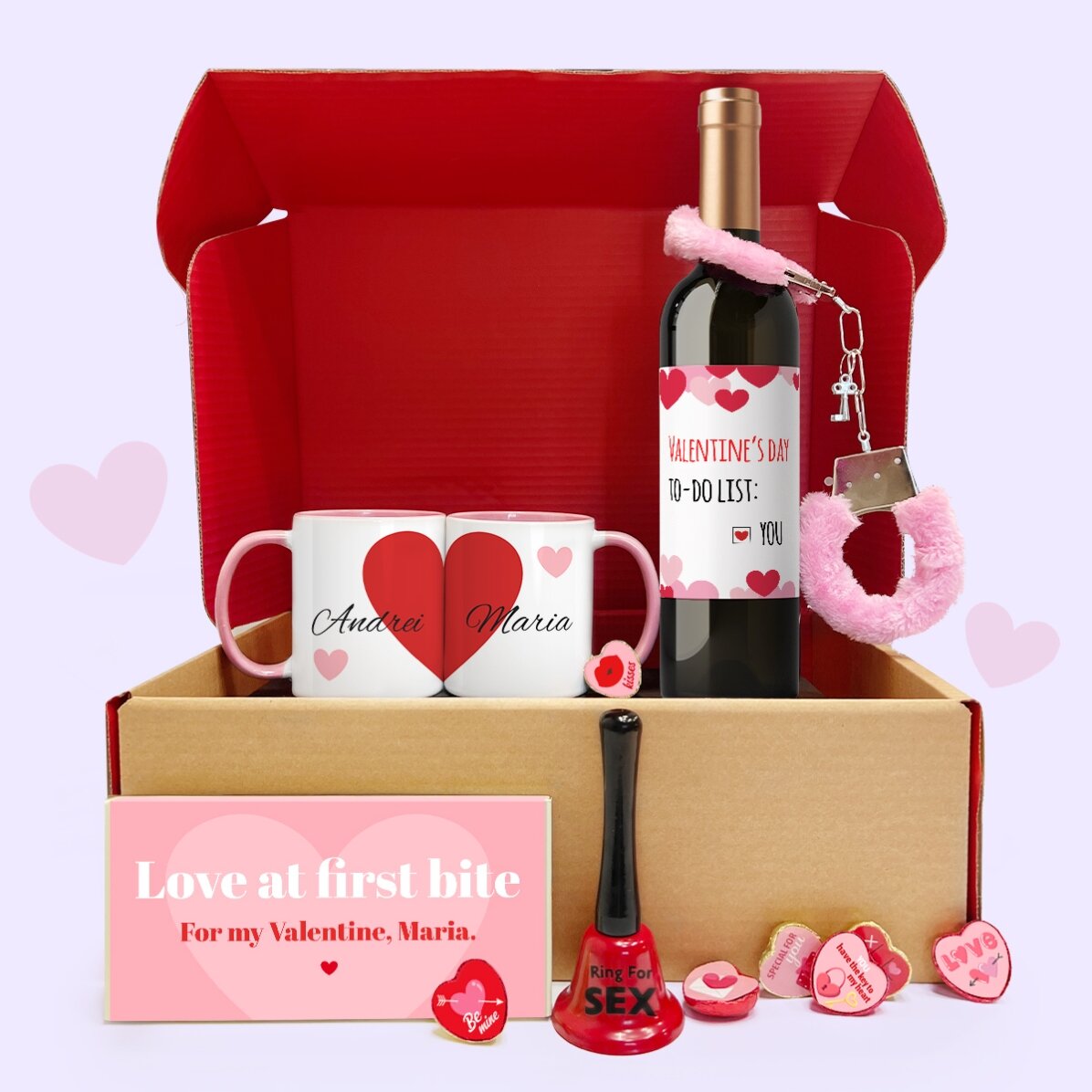 Caja de regalo para San Valentín - Funny Valentine’s