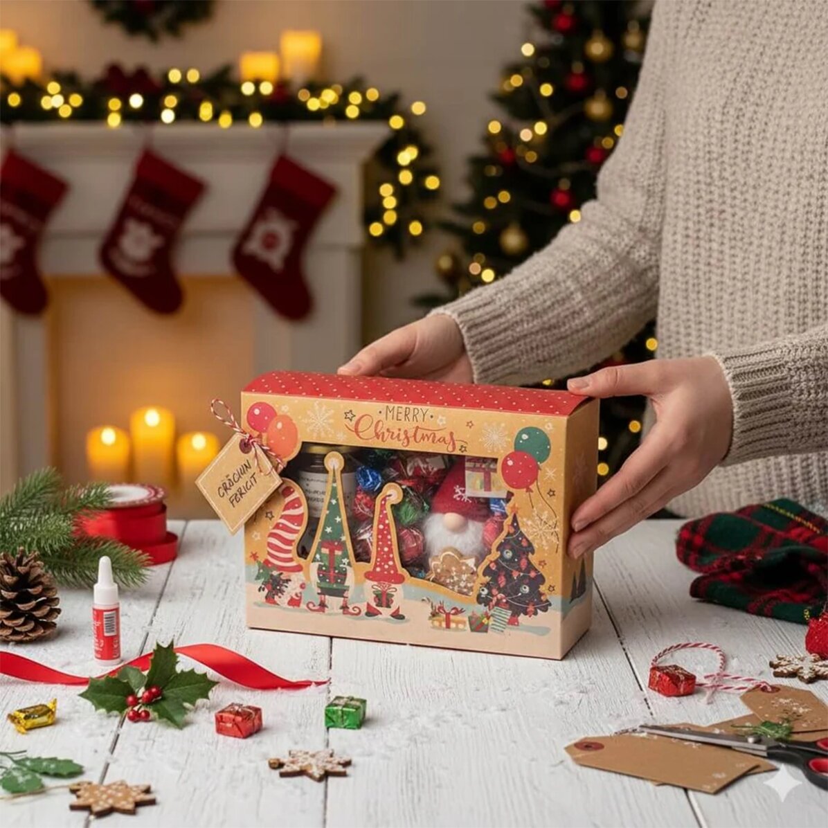 Caja de regalo - Duendecillos
