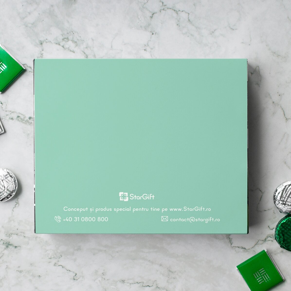 Caja de bombones personalizada con una foto y un mensaje - Conejito