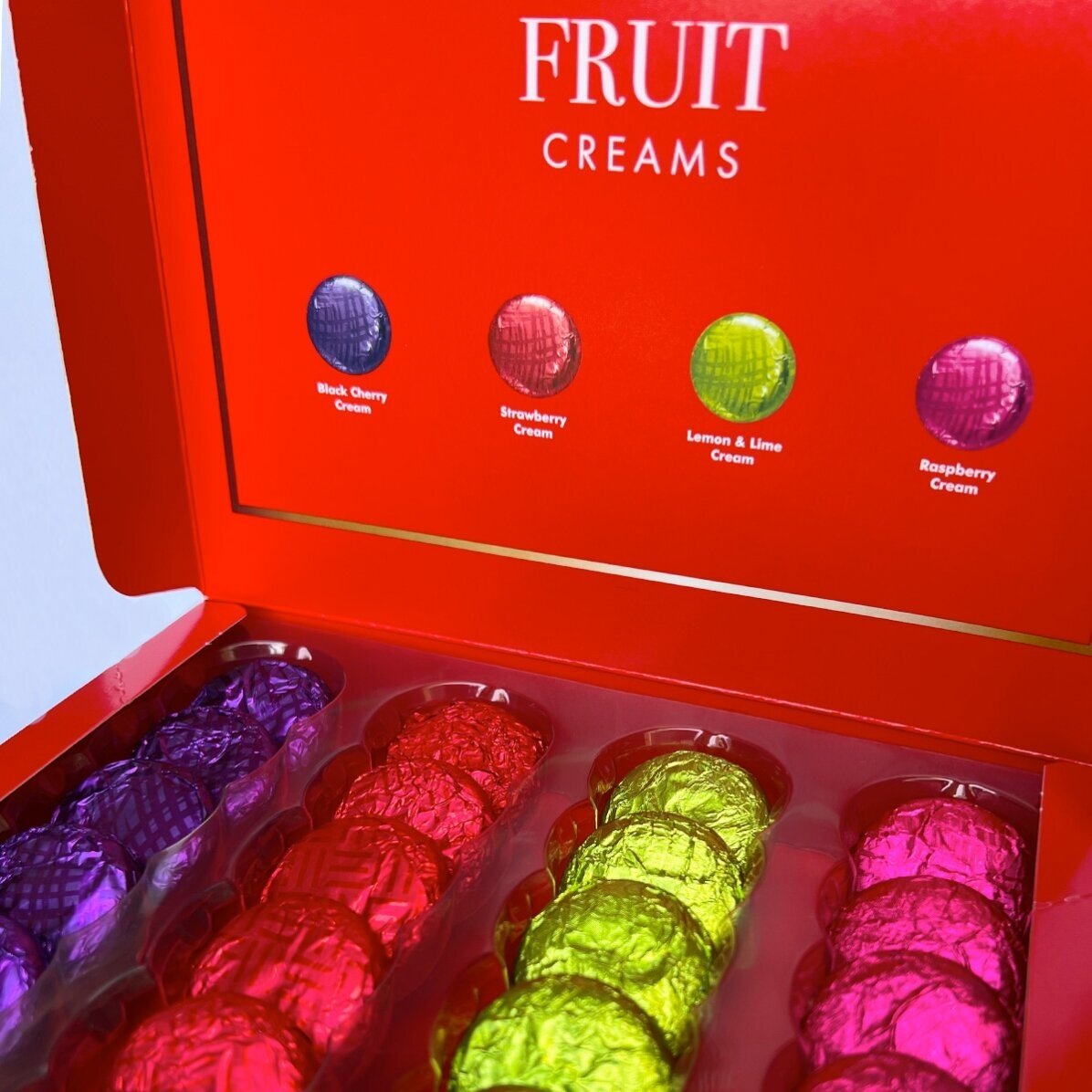 Caja de bombones personalizada con una foto y un mensaje para el bautizo - Solicitud de padrinos