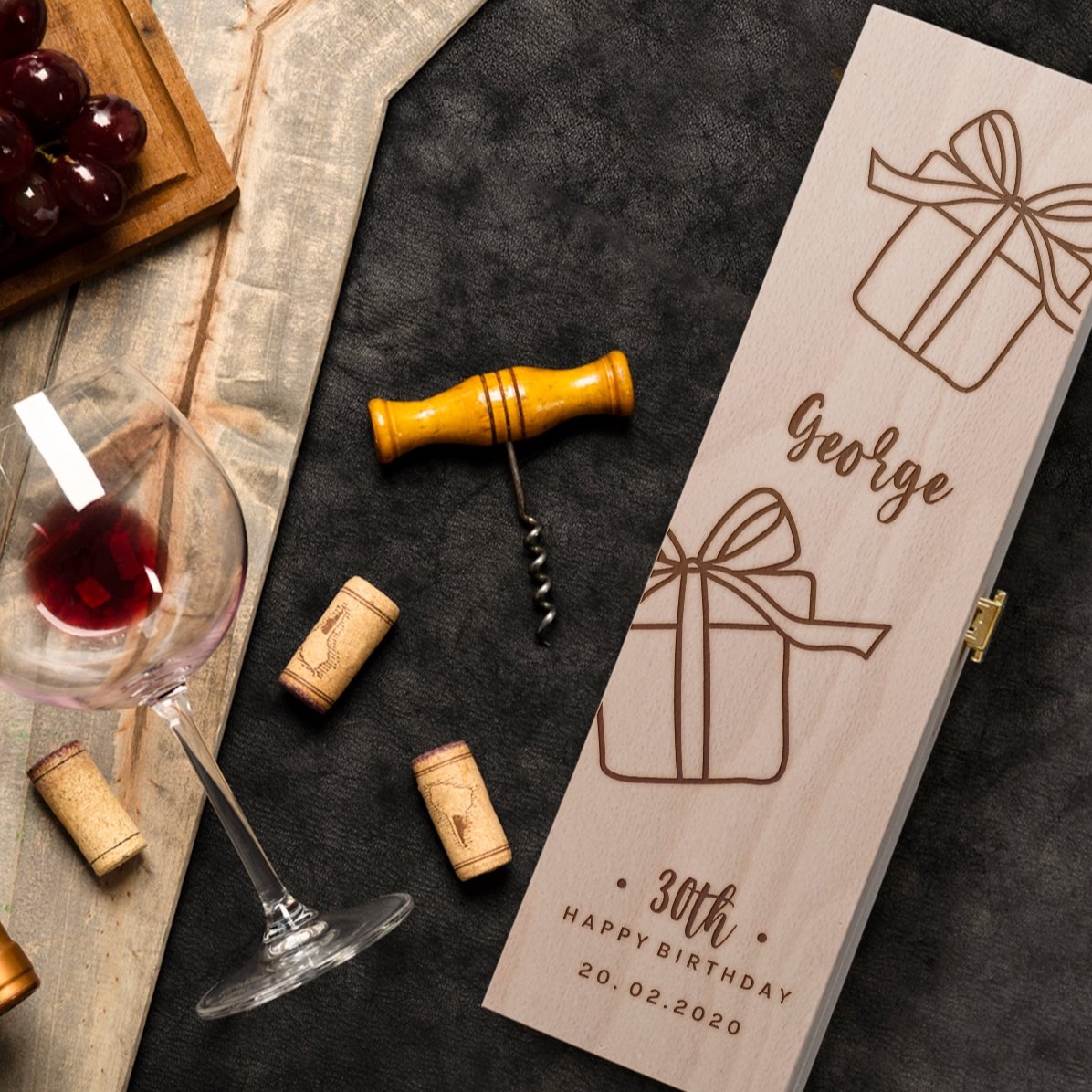 Caja de vino personalizada: el regalo perfecto