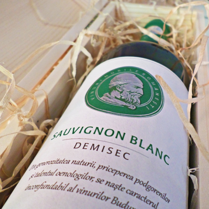 Caja de vino personalizada - Botella «Happy Birthday»