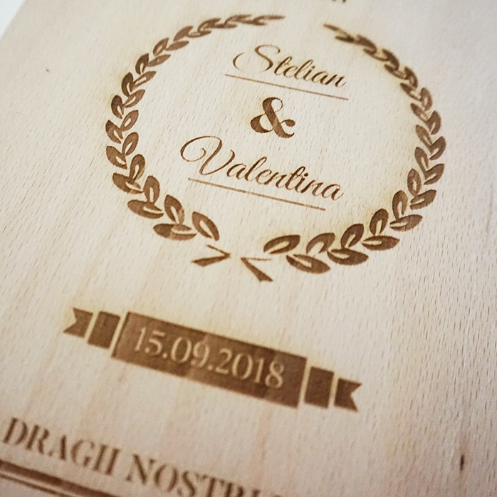Caja de vino personalizada para dos botellas, para los padrinos