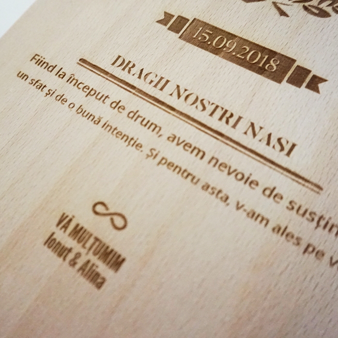 Caja de vino personalizada para dos botellas, para los padrinos