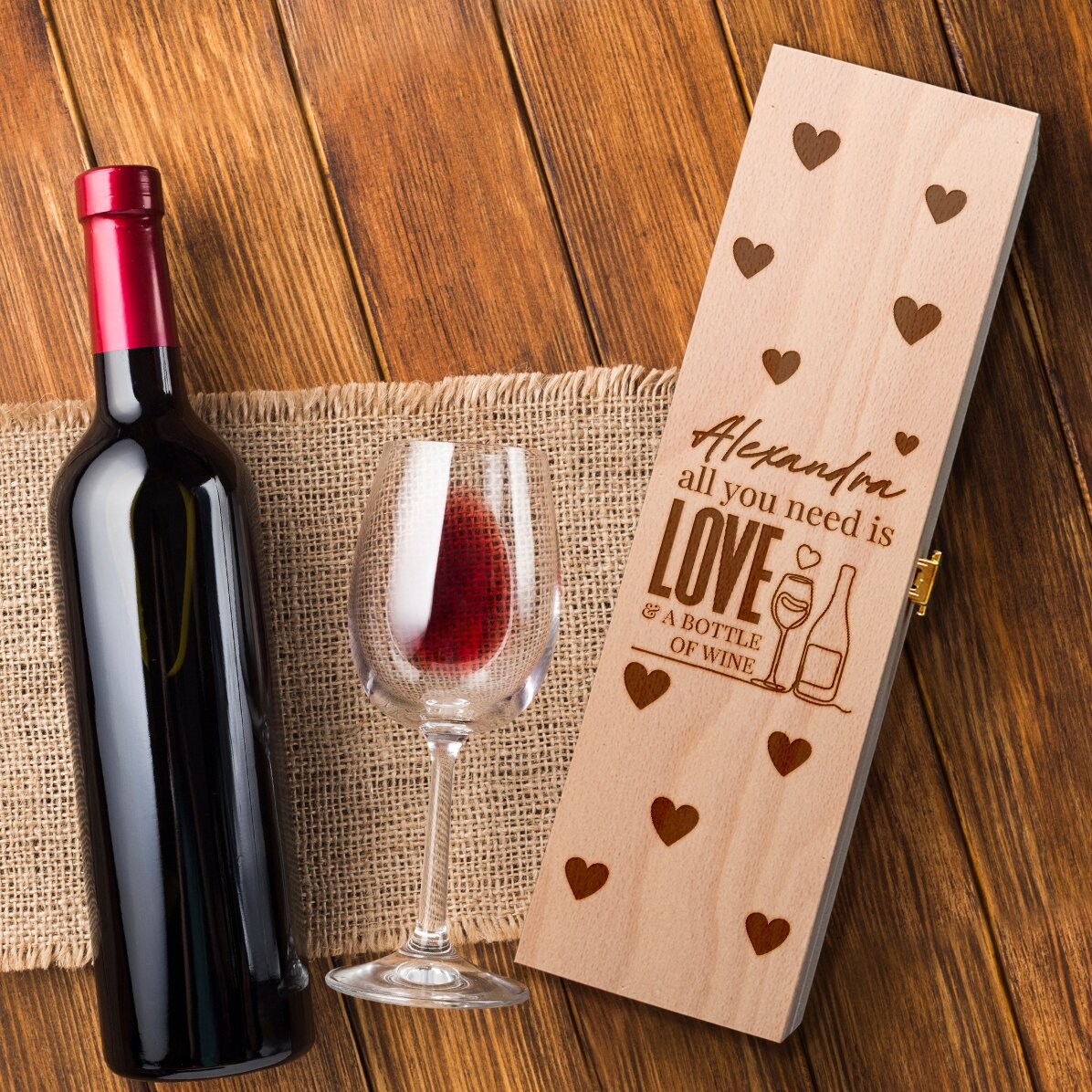Caja de vino personalizada para cualquier ocasión - All you need
