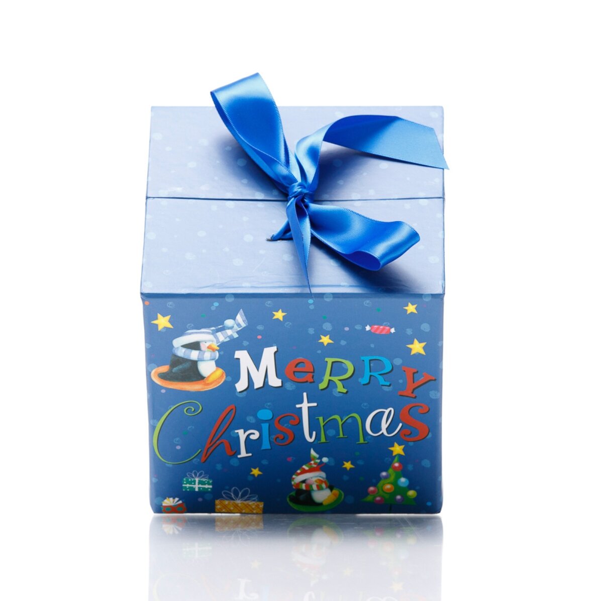 Caja de regalo de Navidad - modelo de regalos de colores