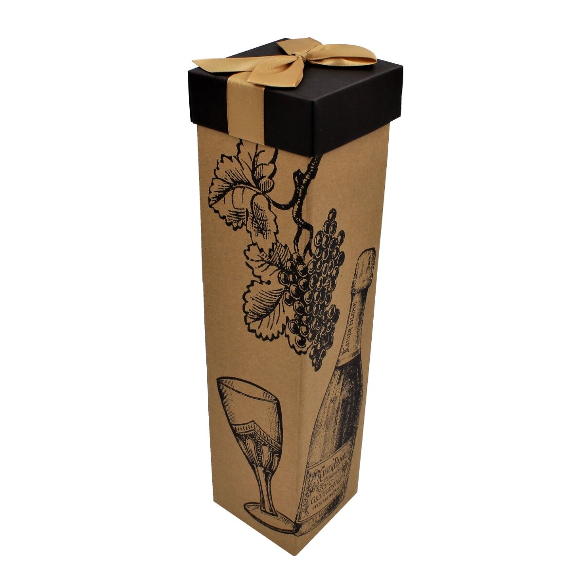 Caja plegable para bebidas - modelo kraft