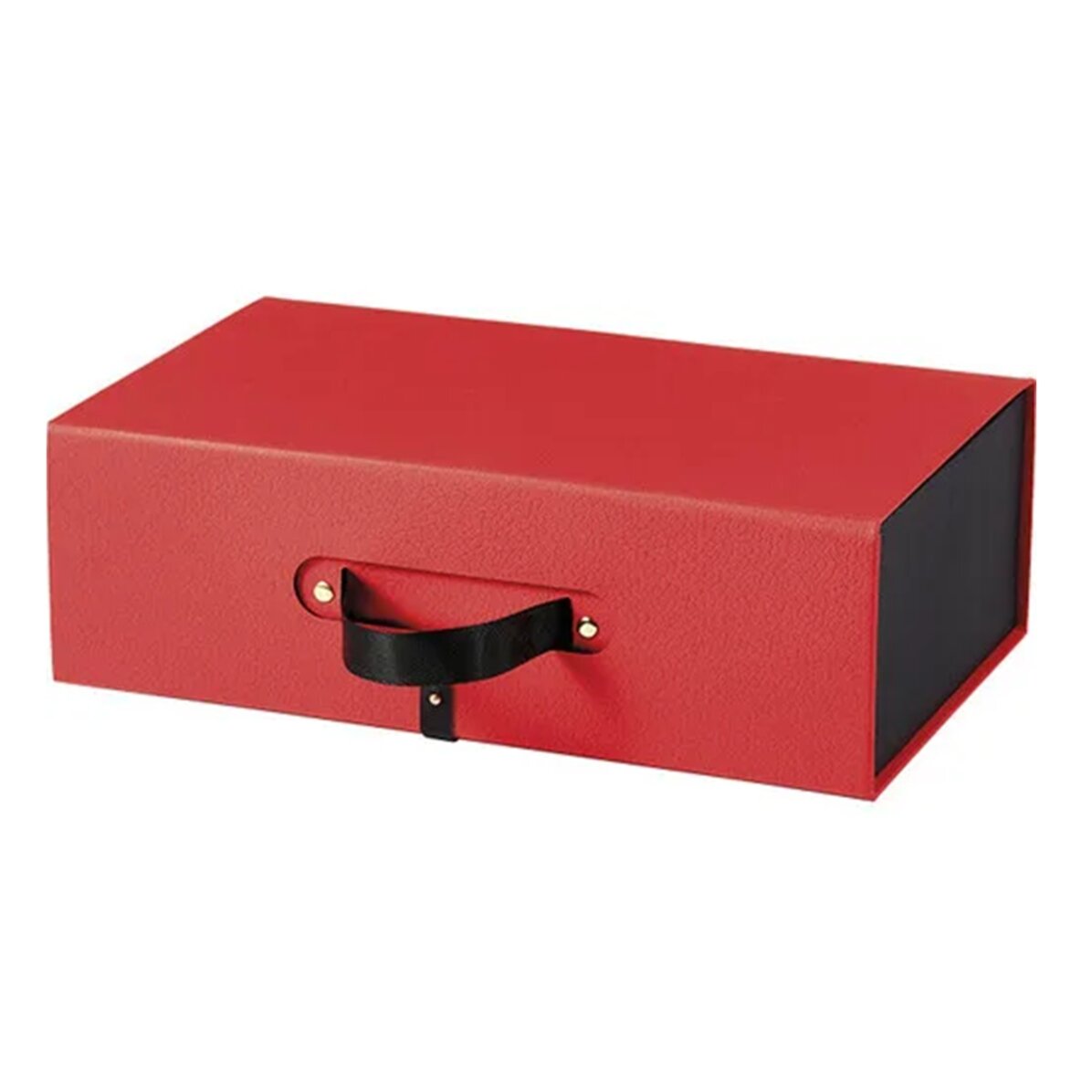 Caja de regalo premium con cierre magnético - roja