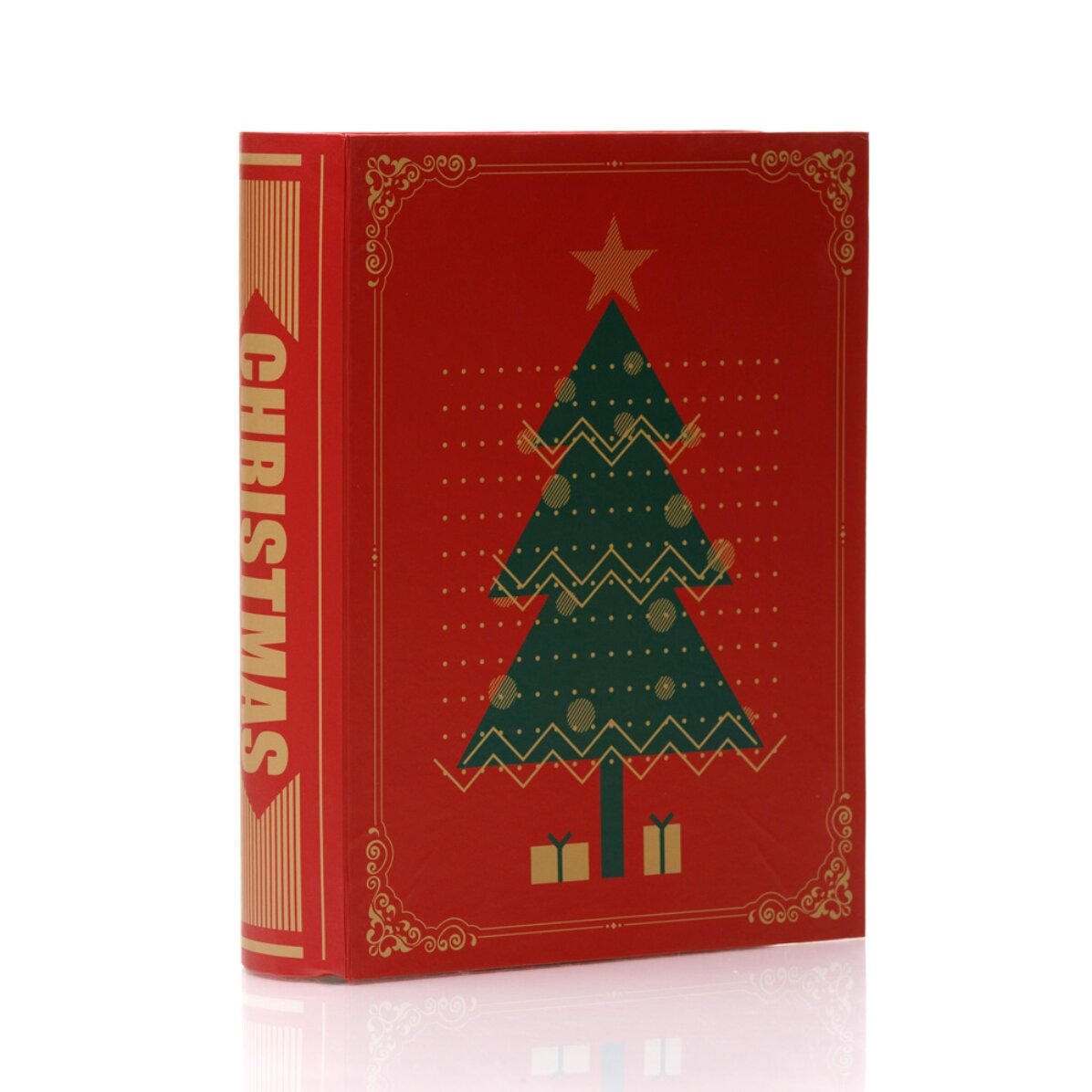 Caja de regalo de Navidad - modelo «abeto»