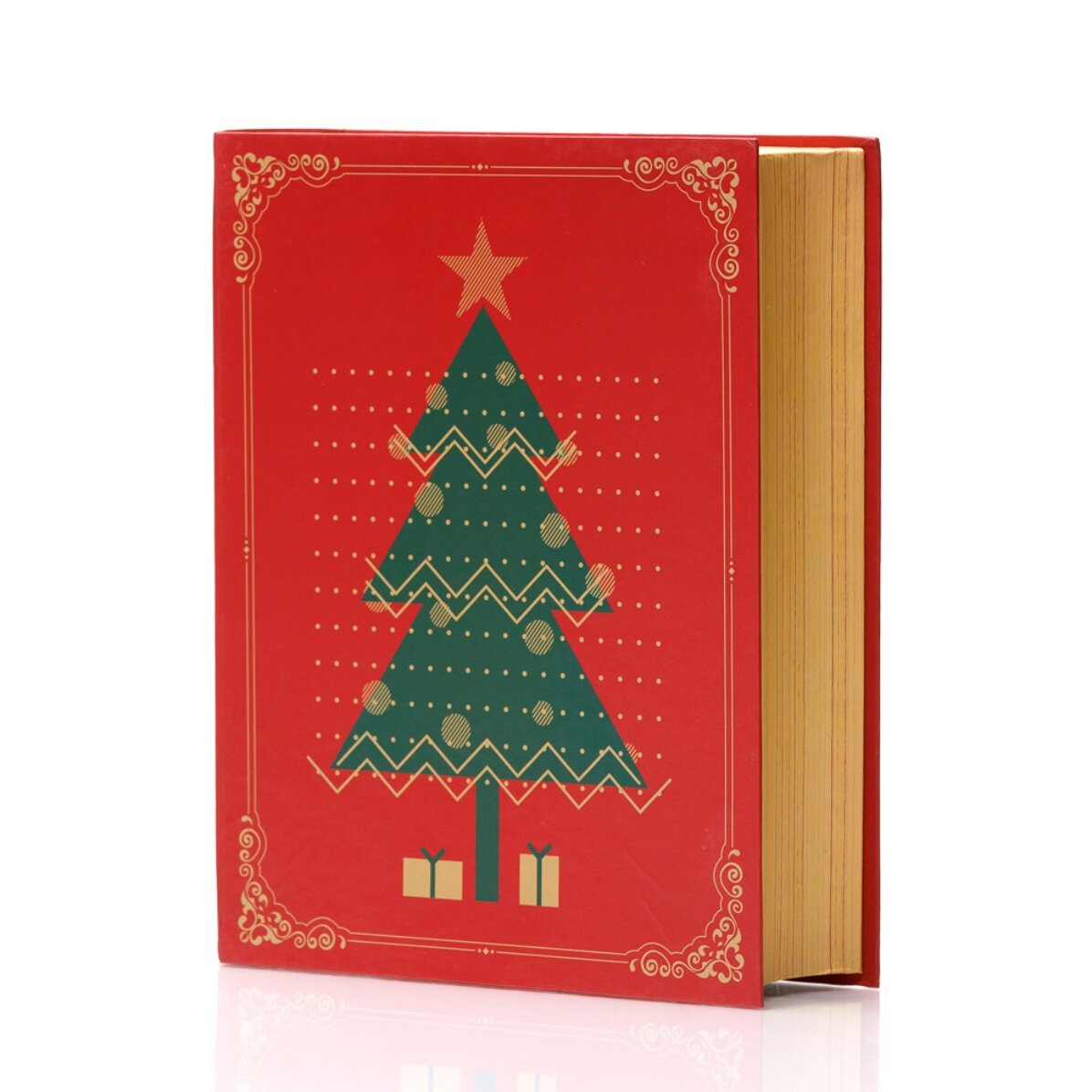 Caja de regalo de Navidad - modelo «abeto»