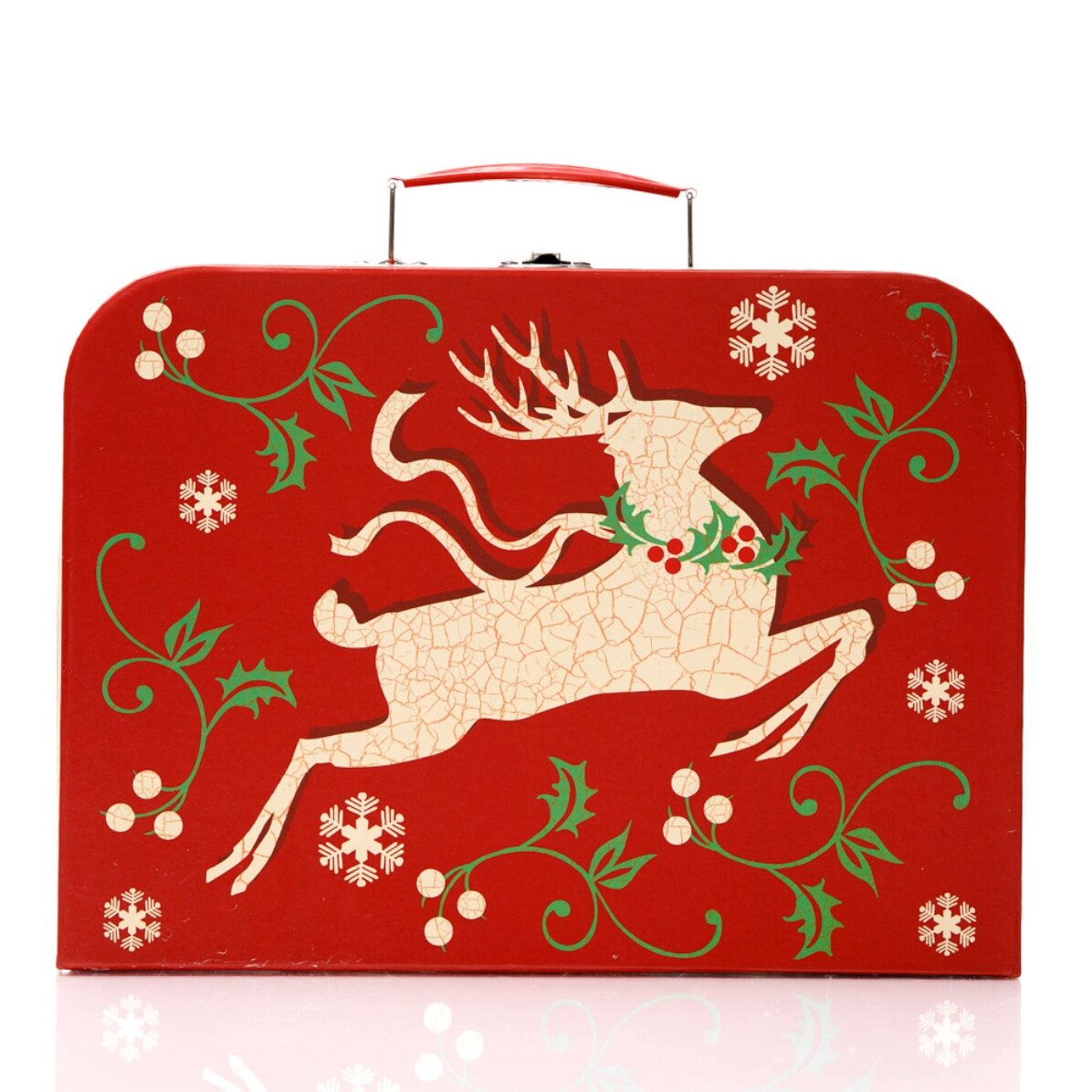 Caja de regalo de Navidad - modelo de renos