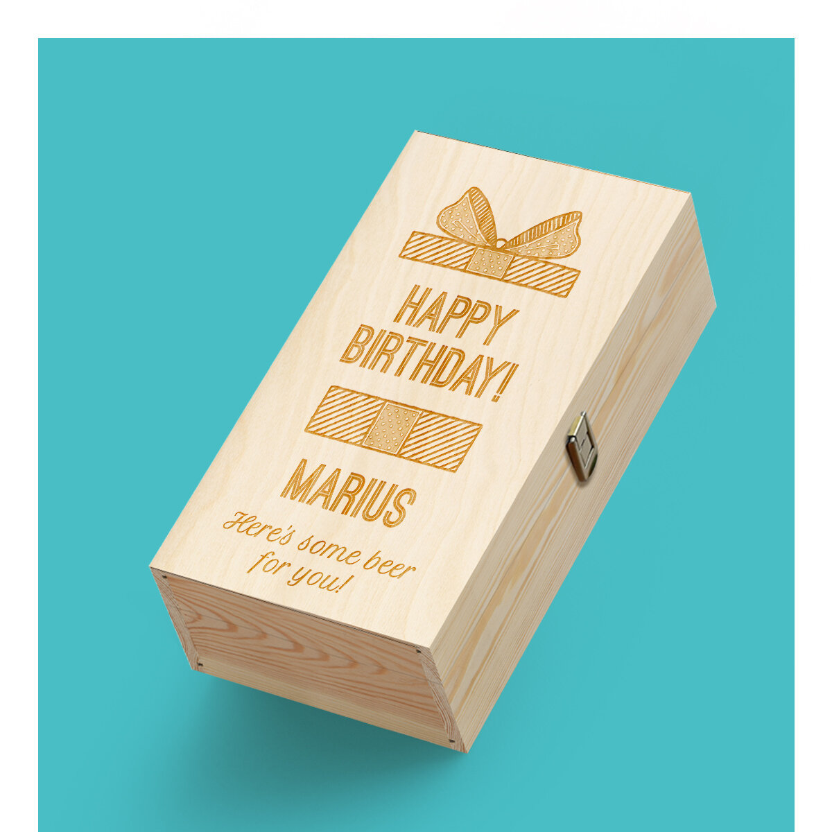 Cajas de cerveza personalizadas