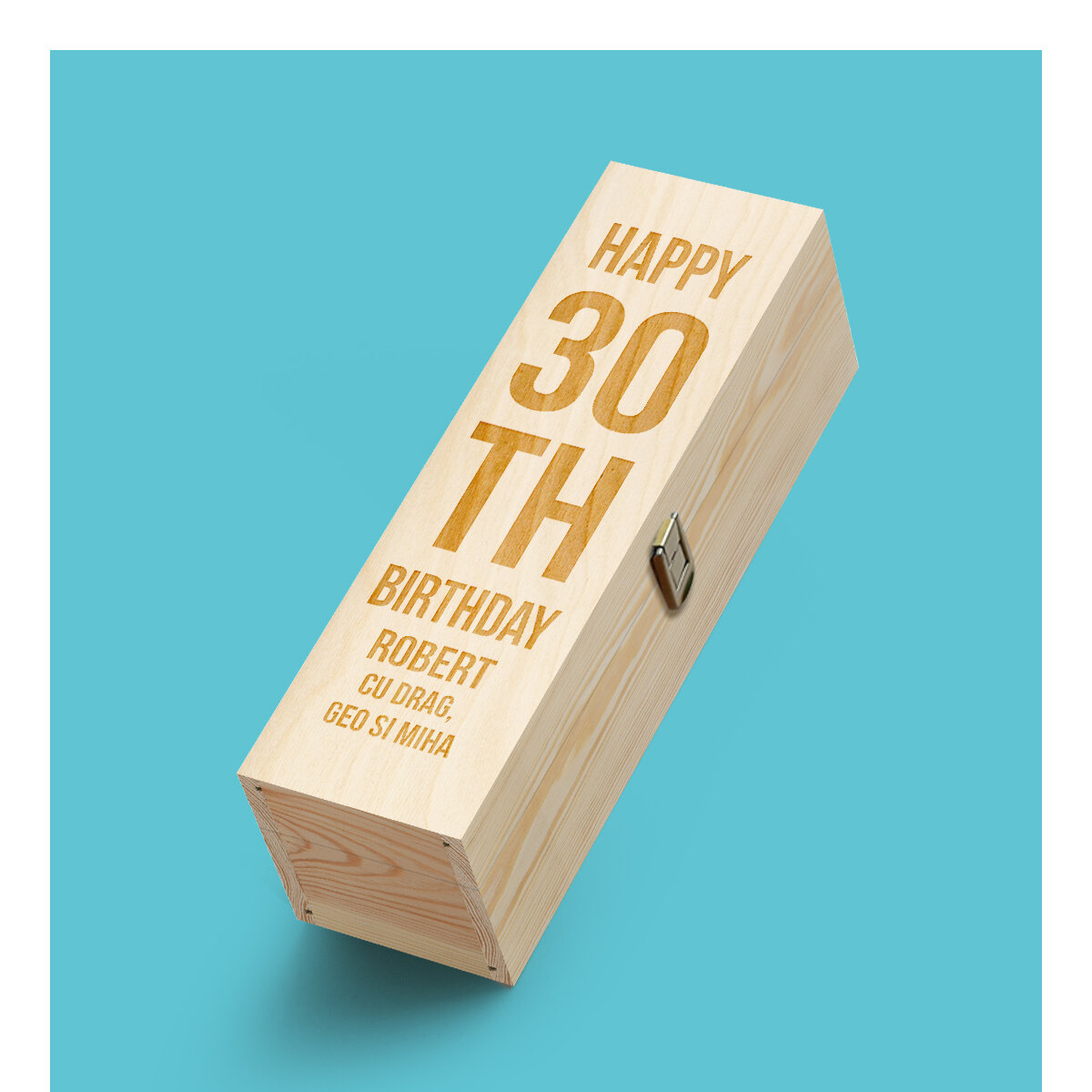 Cajas de vino personalizadas de madera