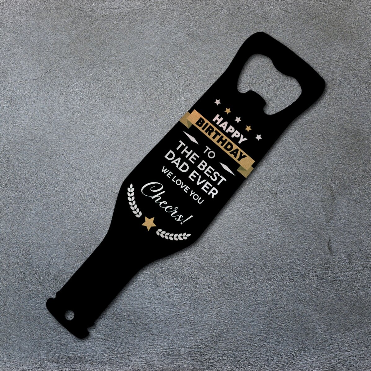 Abrebotellas personalizado con mensaje - ¡Salud!