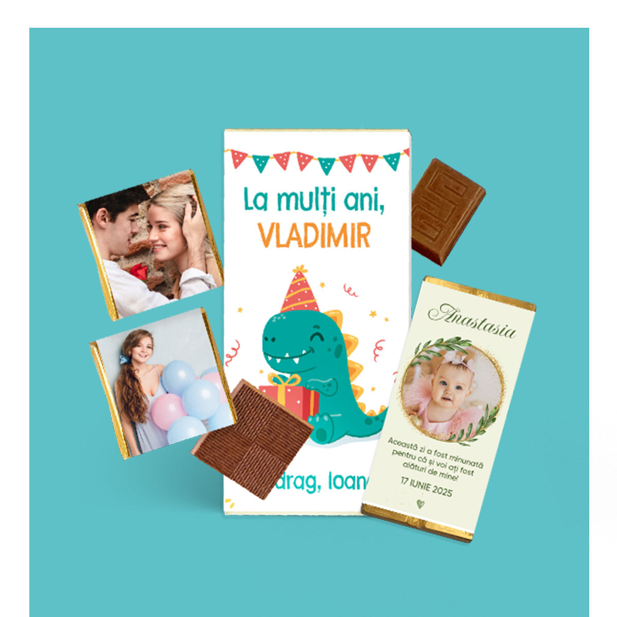 Dulces y caramelos personalizados