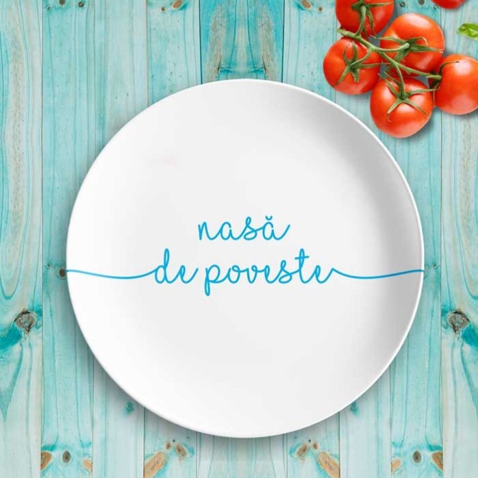 Plato personalizado con texto - Sea Sprite