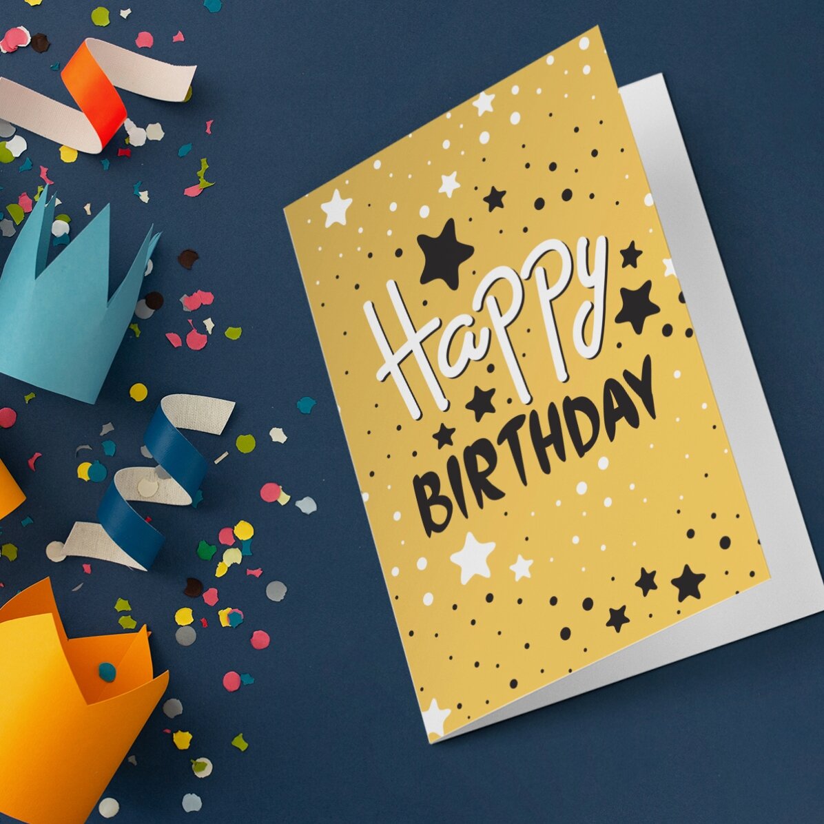 Tarjeta de felicitación personalizada - Feliz cumpleaños