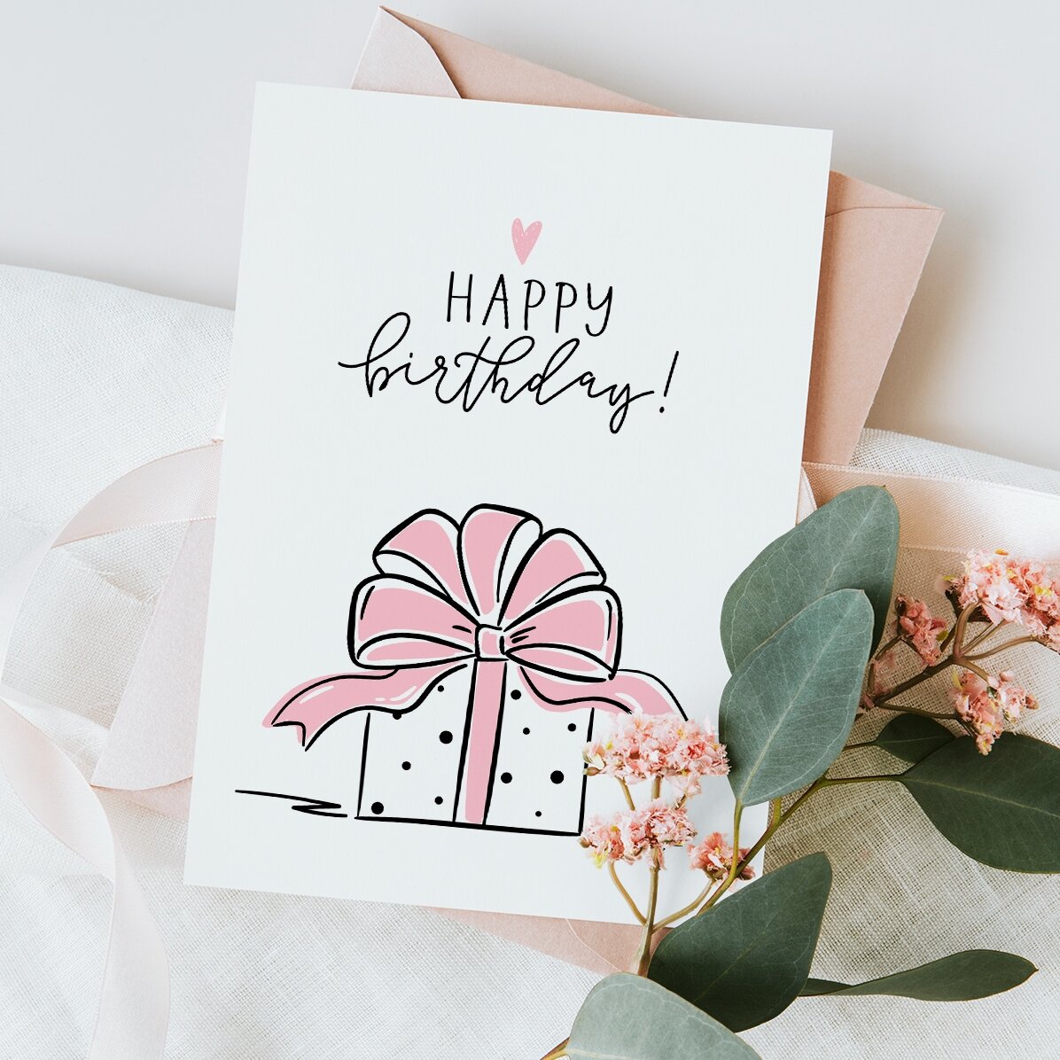 Tarjeta de felicitación personalizada - Regalo de cumpleaños