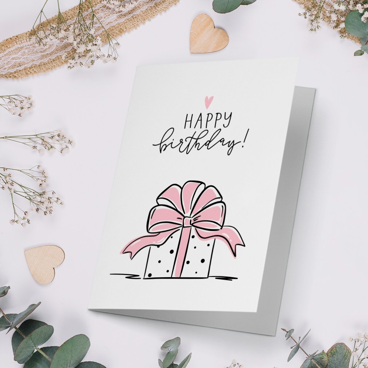 Tarjeta de felicitación personalizada - Regalo de cumpleaños