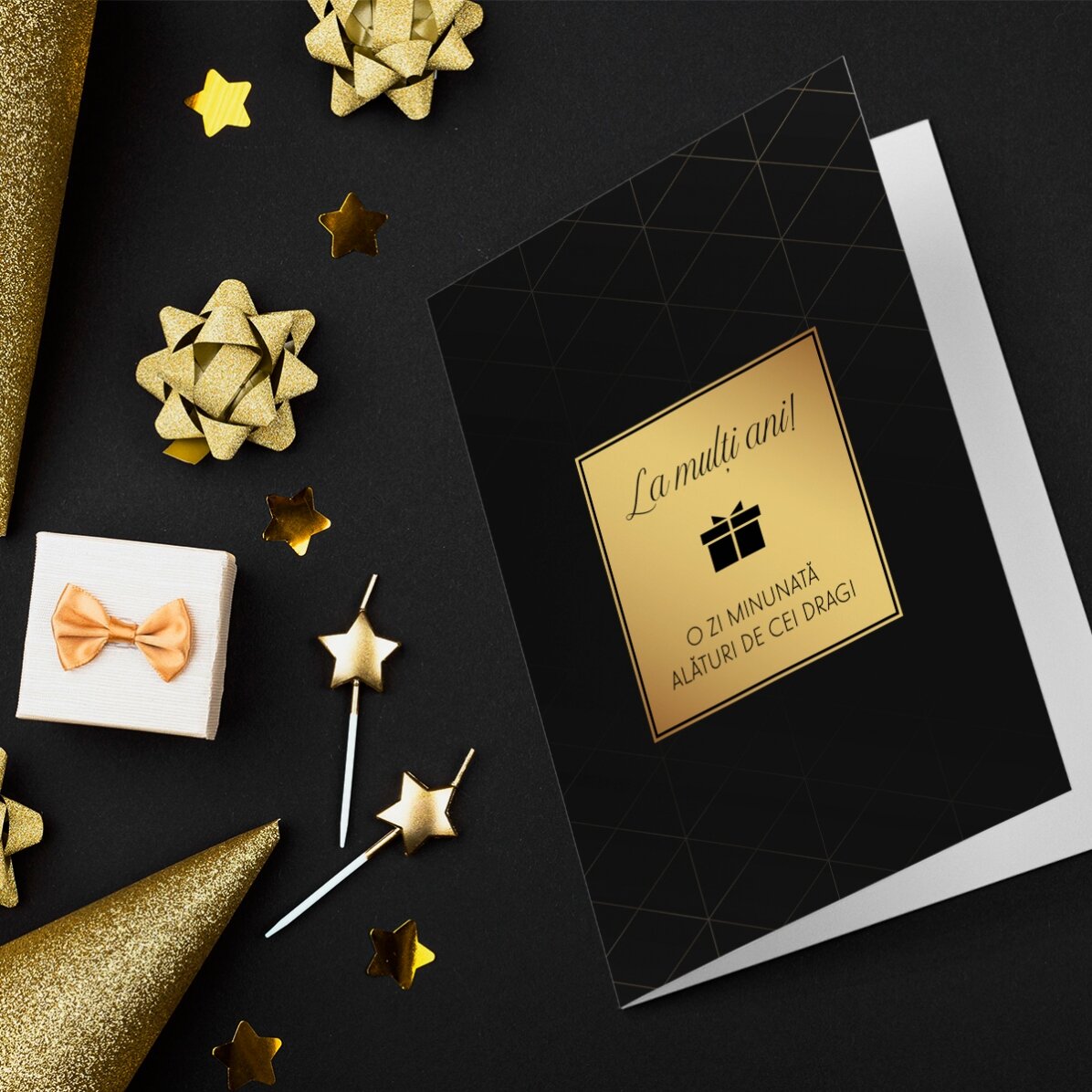 Tarjeta de felicitación personalizada con mensaje de cumpleaños - Best wishes