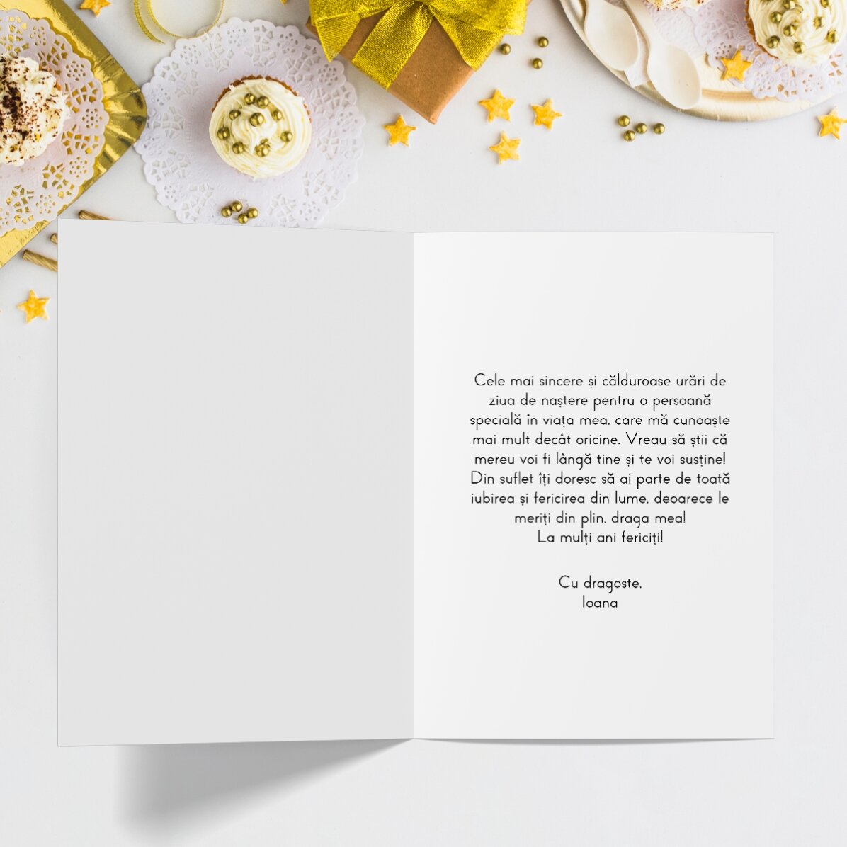 Personalised greeting card with text - Party